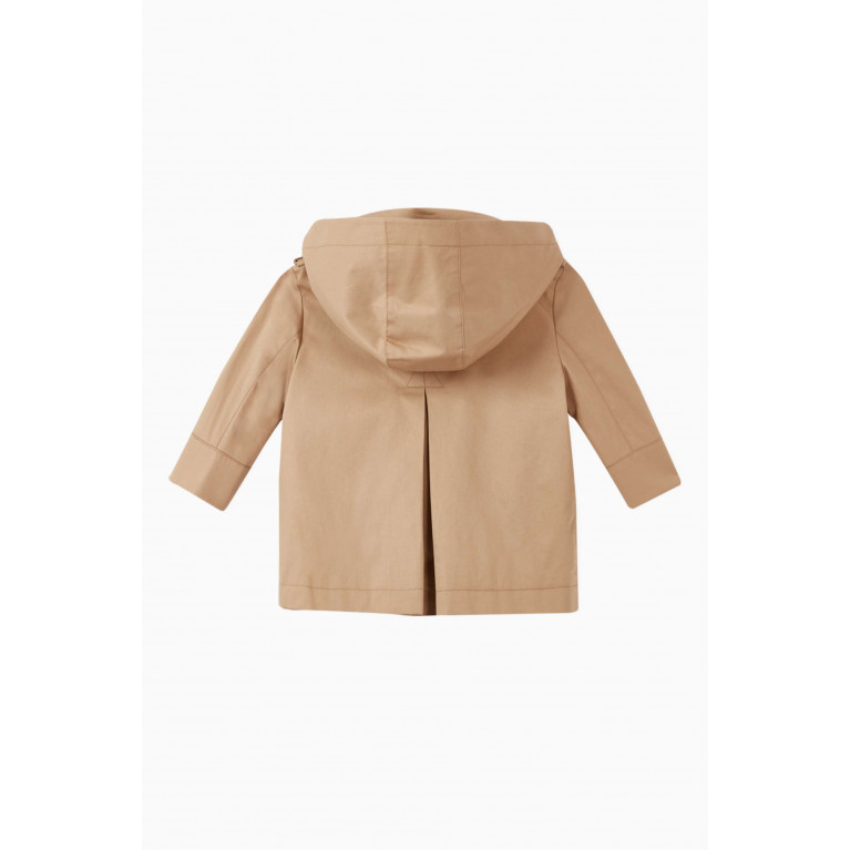 Burberry - Cotton Twill Hooded Trench Coat