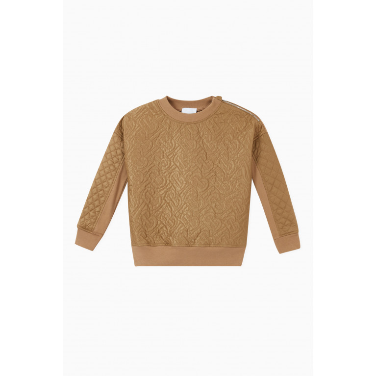 Burberry - Monogram Quilted Cotton Sweatshirt