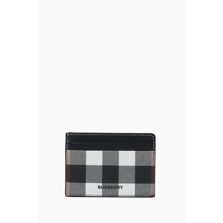 Burberry - Card Case in Check E-canvas and Leather