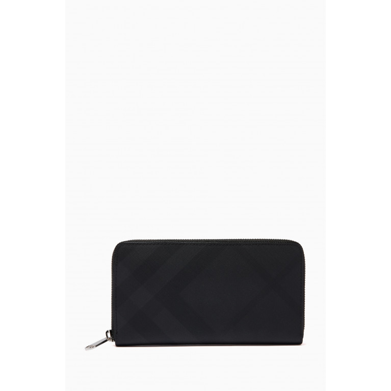 Burberry - Zip Wallet in London Check and Leather