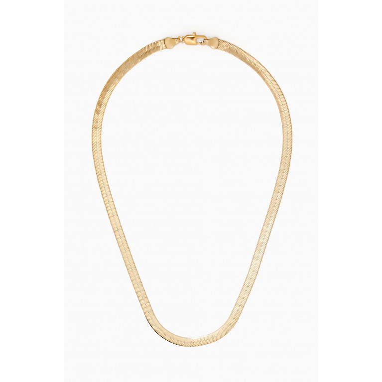 Laura Lombardi - Omega Necklace in 14kt Gold Plating