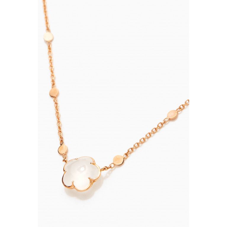 Pasquale Bruni - Bon Ton Necklace with Milky Quartz in 18kt Rose Gold
