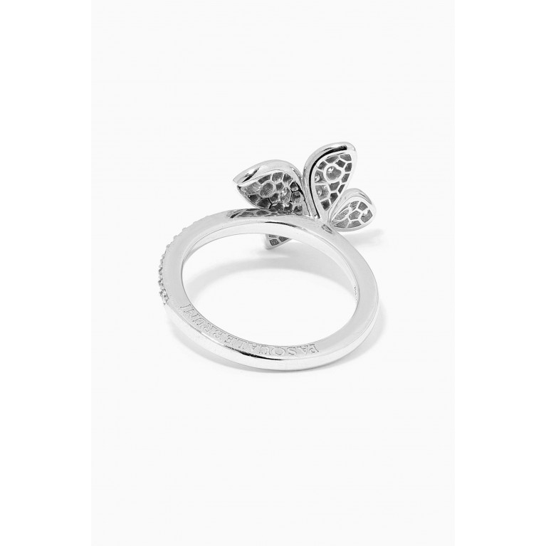 Pasquale Bruni - Petit Garden Ring with Diamonds in 18kt White Gold