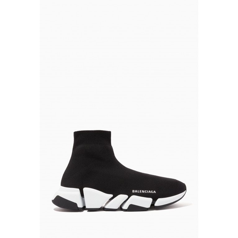 Balenciaga - Speed 2.0 Sneakers in Recycled Knit Black