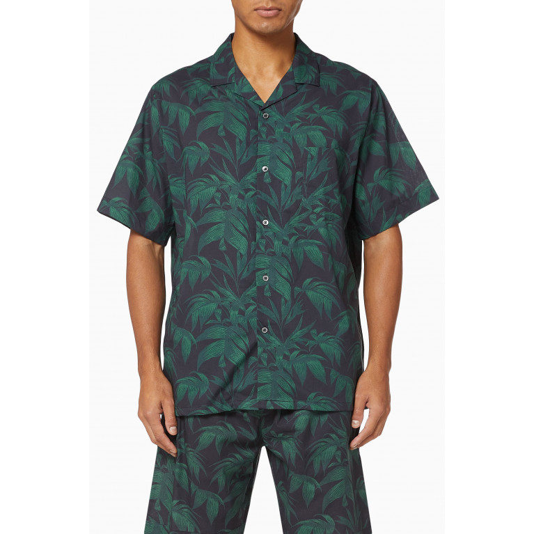 Desmond & Dempsey - Bryon Cuban Pyjama Shirt