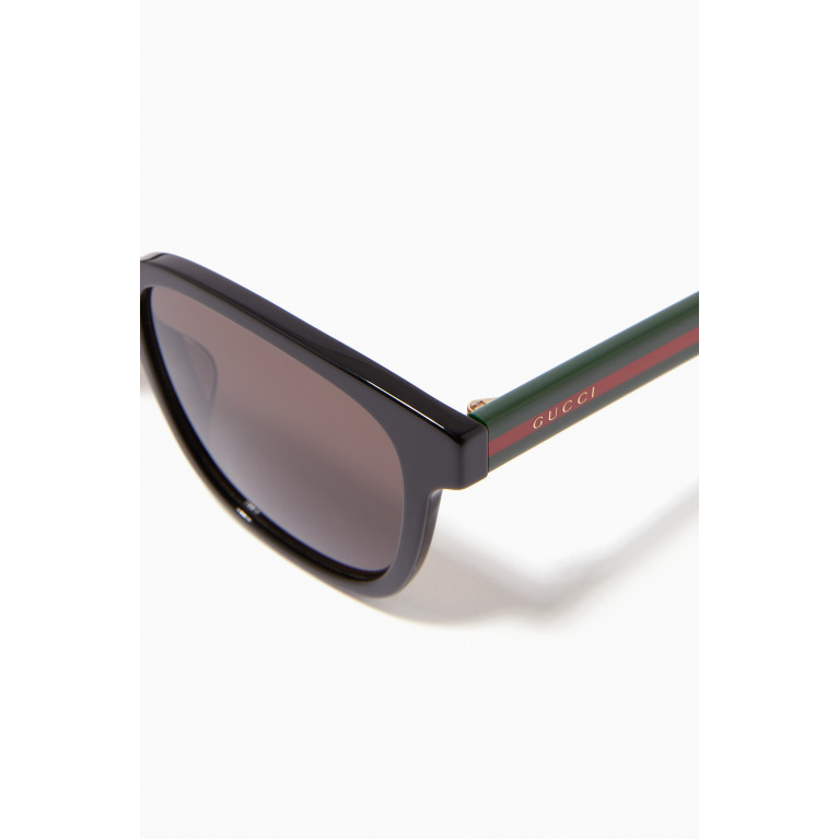 Gucci - D-Shape Sunglasses in Acetate
