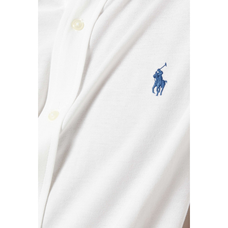 Polo Ralph Lauren - Featherweight Logo Shirt in Cotton-mesh