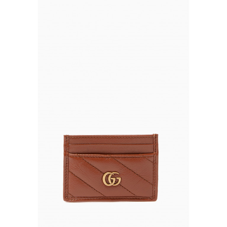 Gucci - GG Marmont Card Holder in Matelassé Leather