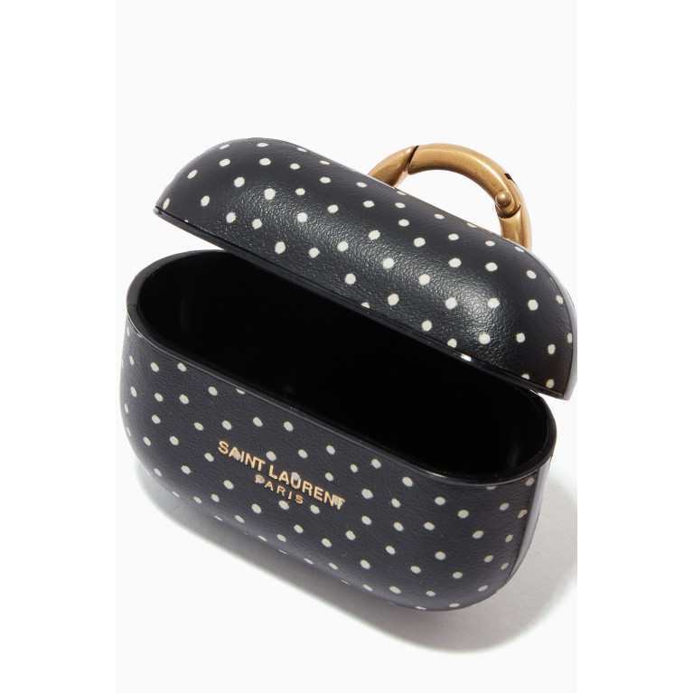 Saint Laurent - AirPods Pro Case in Dotted Leather