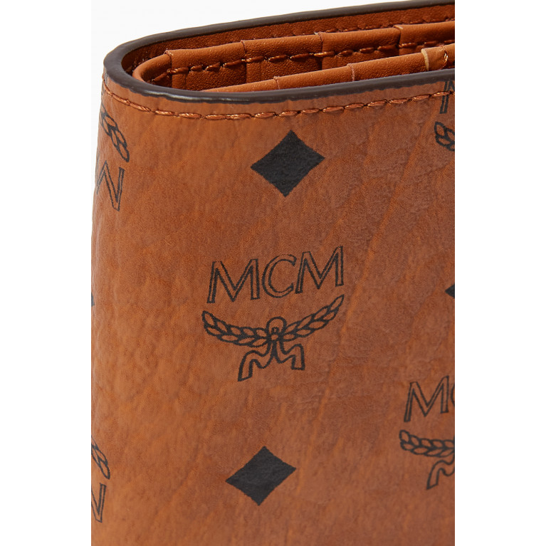 MCM - Bifold Card Wallet in Visetos