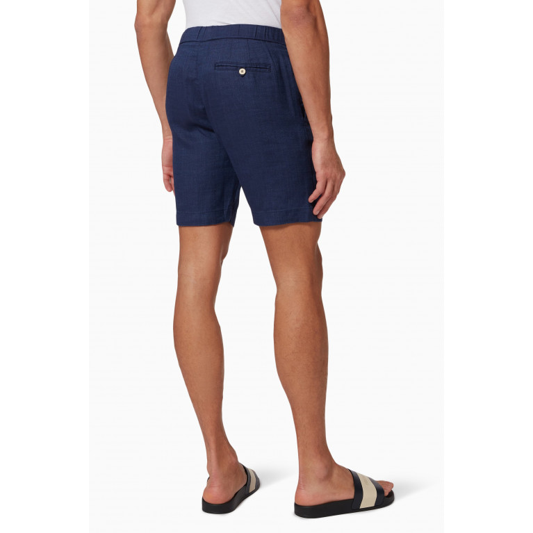 Frescobol Carioca - Felipe Sport Shorts in Linen Blue