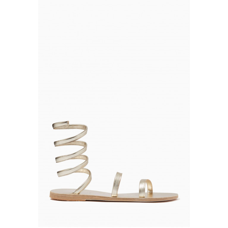 Ancient Greek Sandals - Ofis Sandals in Leather Gold