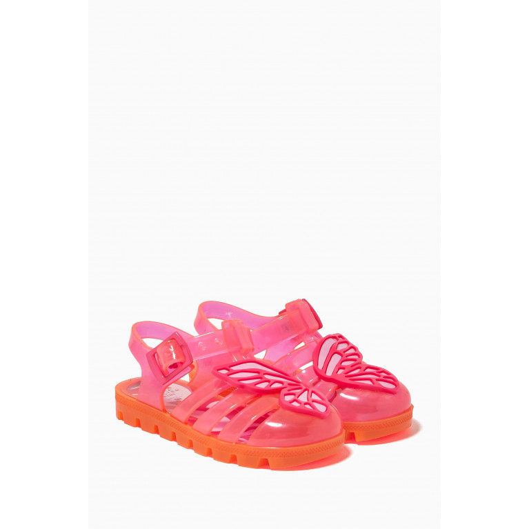 Sophia Webster - Mini Butterfly Jelly Sanadals Orange
