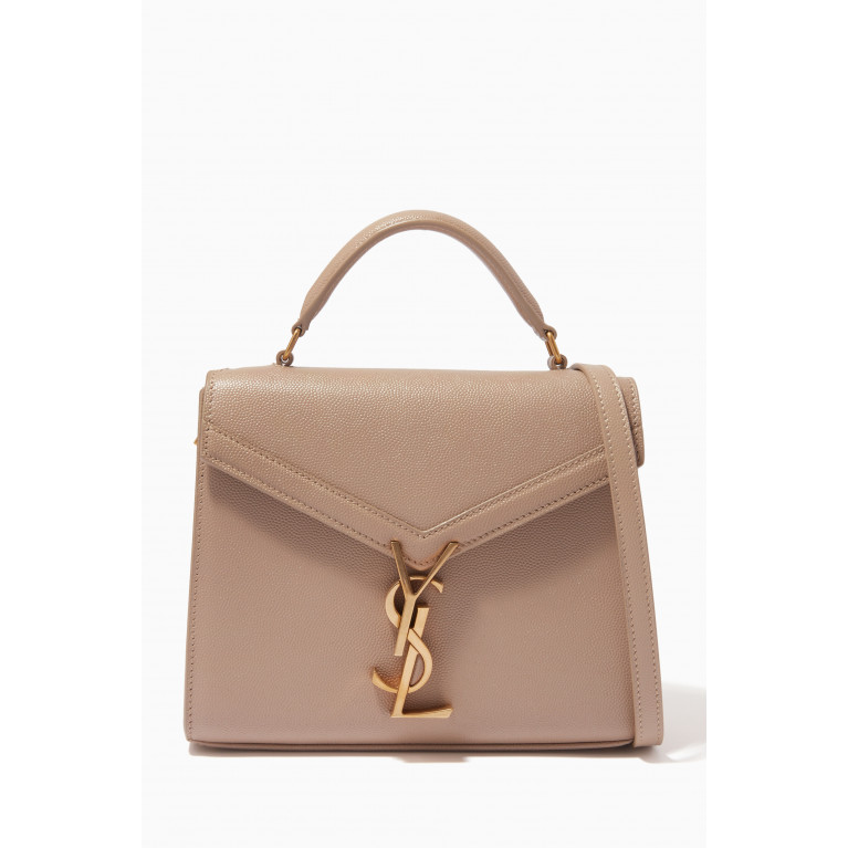Saint Laurent - Mini Cassandra Top Handle Bag in Leather
