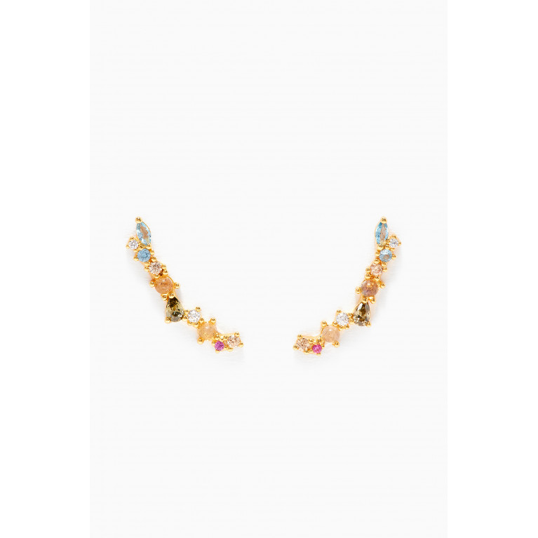 PDPAOLA - Euphoria Earrings with 18kt Gold Plating