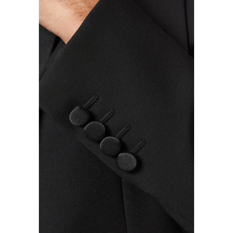 Saint Laurent - Shawl Collar Wool Jacket Black
