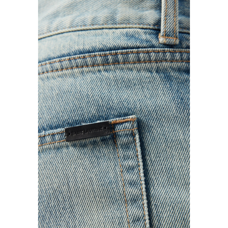 Saint Laurent - Slim Fit Jeans in Light Fall Denim