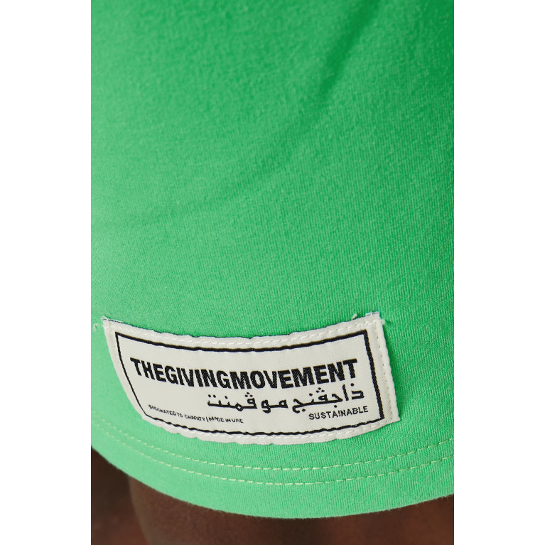 The Giving Movement - Organic Bamboo Lounge Shorts Green