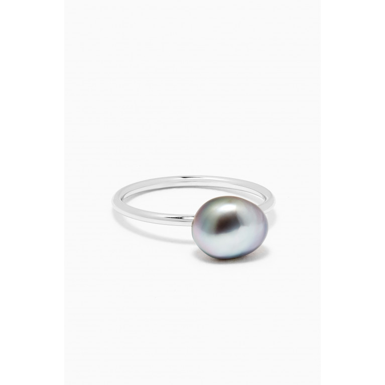 Robert Wan - Pearl Ring in 18kt White Gold