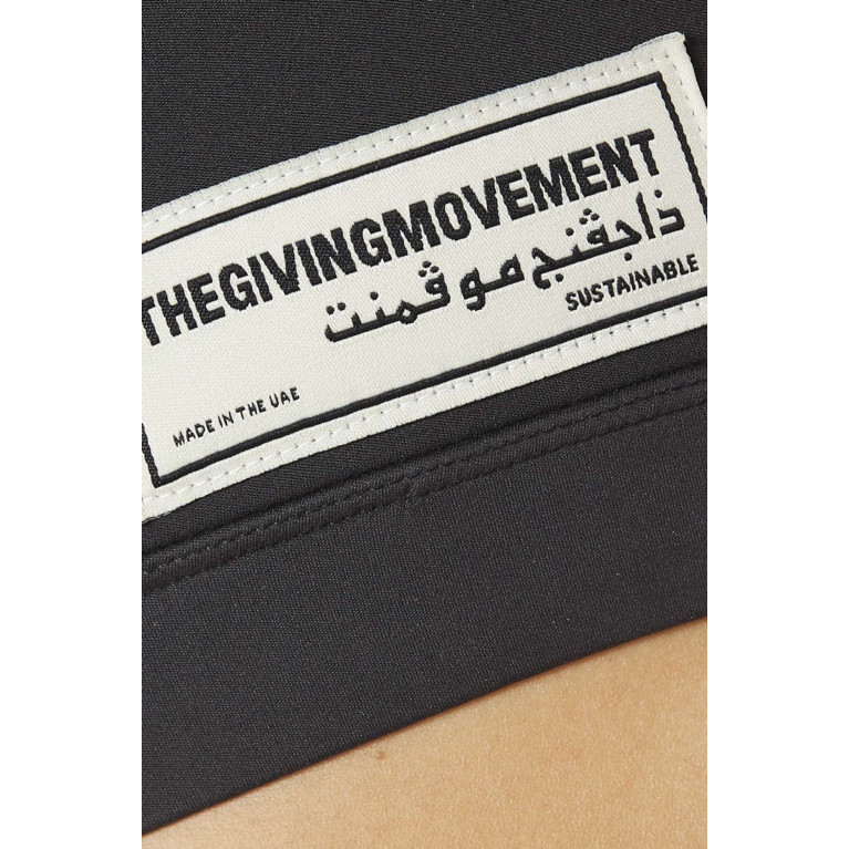 The Giving Movement - Softskin Recycled Sports Bra Black