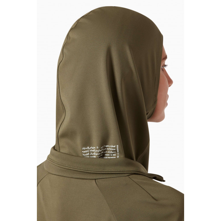 The Giving Movement - Softskin Recycled Active Hijab Brown