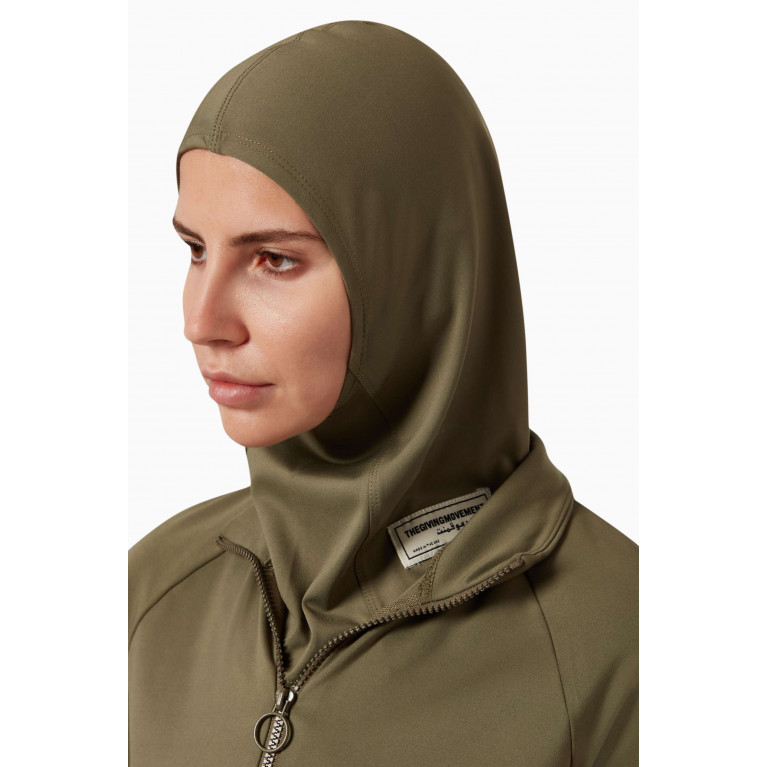 The Giving Movement - Softskin Recycled Active Hijab Brown