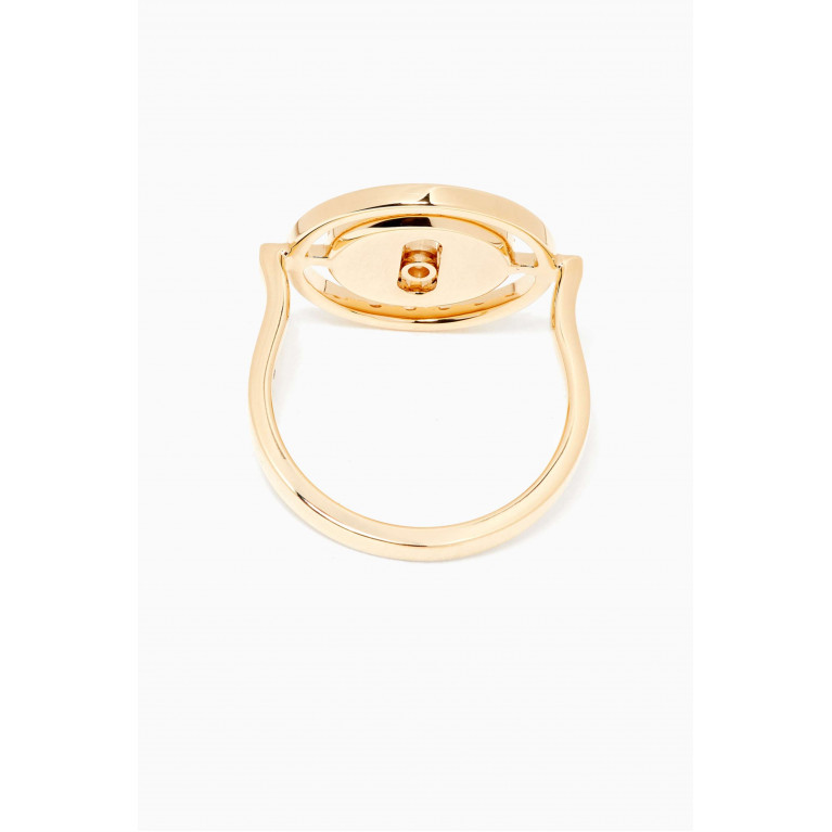 Messika - Lucky Move PM Pavé Diamond Ring in 18kt Gold Yellow