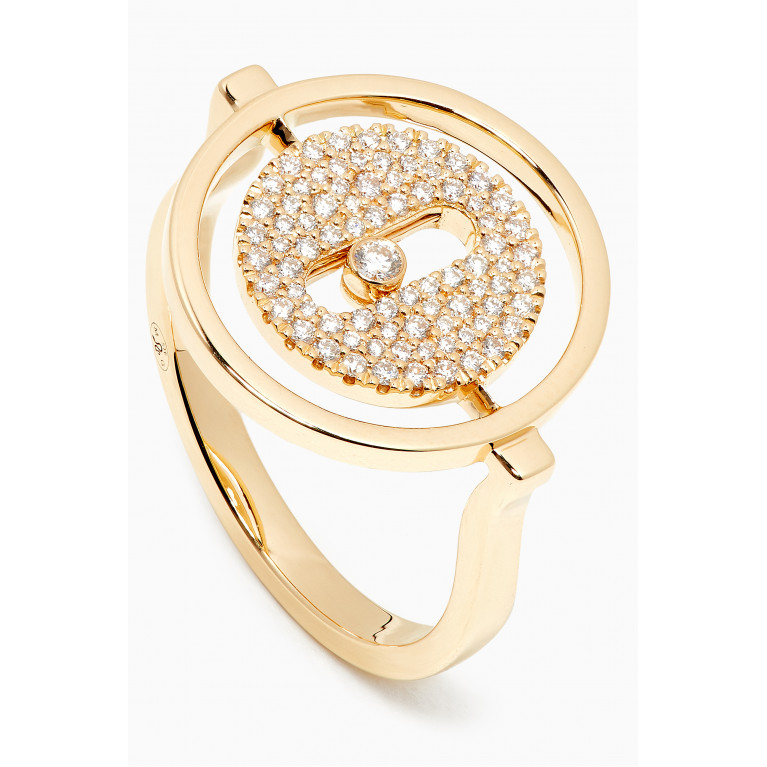 Messika - Lucky Move PM Pavé Diamond Ring in 18kt Gold Gold