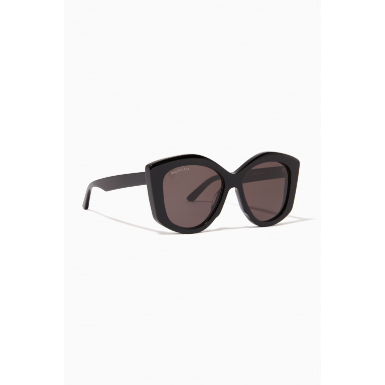 Balenciaga - Power Butterfly D-Frame Sunglasses in Acetate Black