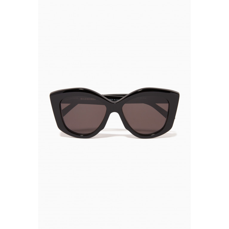 Balenciaga - Power Butterfly D-Frame Sunglasses in Acetate Black