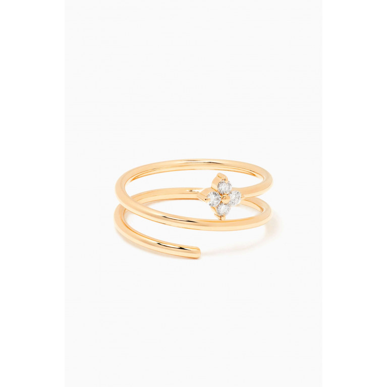 Aquae Jewels - Curly Fairy Ring in 18kt Yellow Gold
