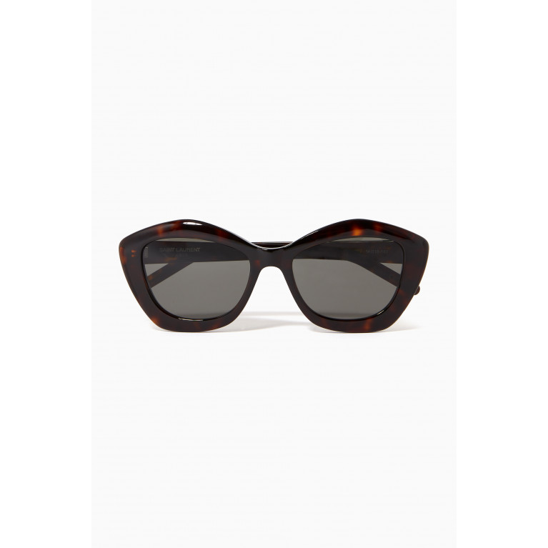 Saint Laurent - SL 68 Cat Eye Sunglasses Brown
