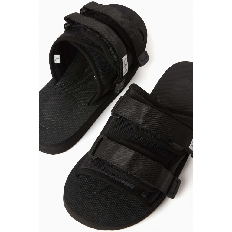 Suicoke - Moto-Cab Sandals in Nylon Black