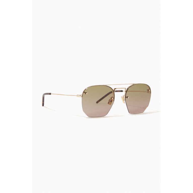 Saint Laurent - SL 422 Aviator Sunglasses
