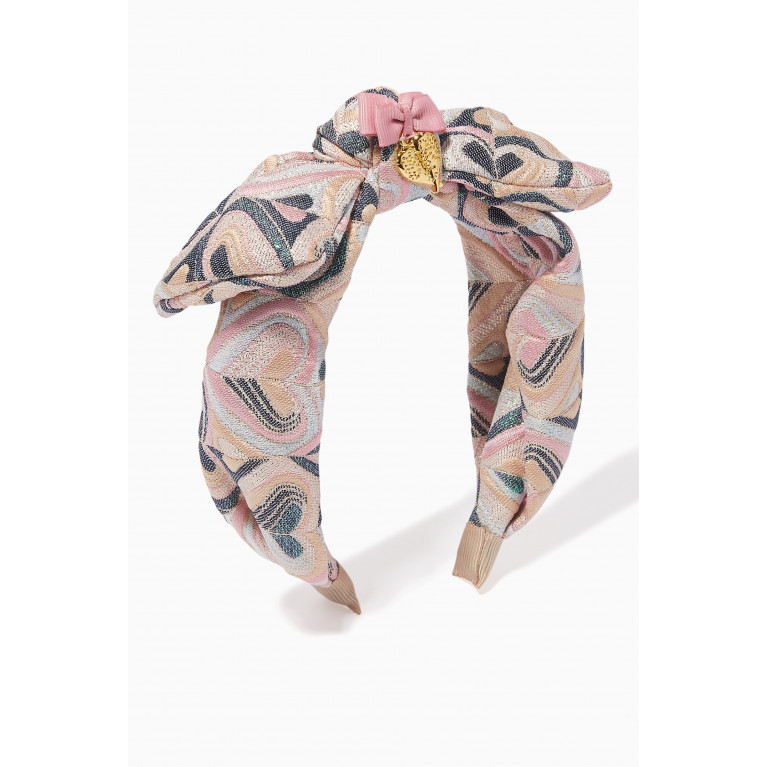 Angel's Face - Leigh Headband in Jacquard Pink