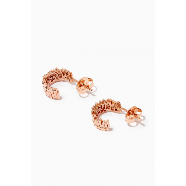 Suzanne Kalan - Fireworks Diamond Earrings in 18kt Rose Gold