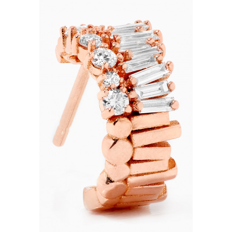 Suzanne Kalan - Fireworks Diamond Earrings in 18kt Rose Gold