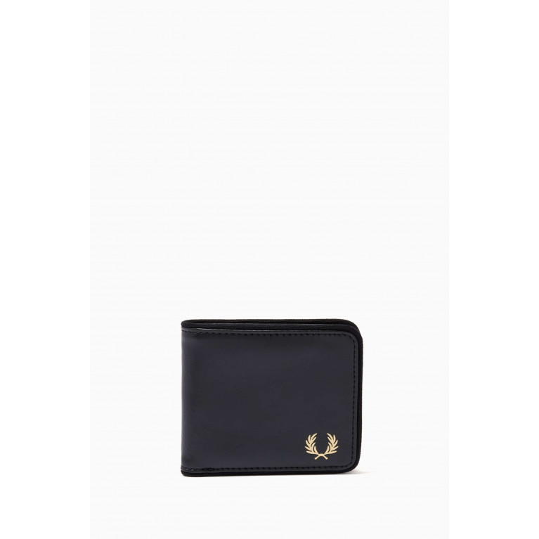 Fred Perry - Tonal Billfold Wallet in Faux Leather