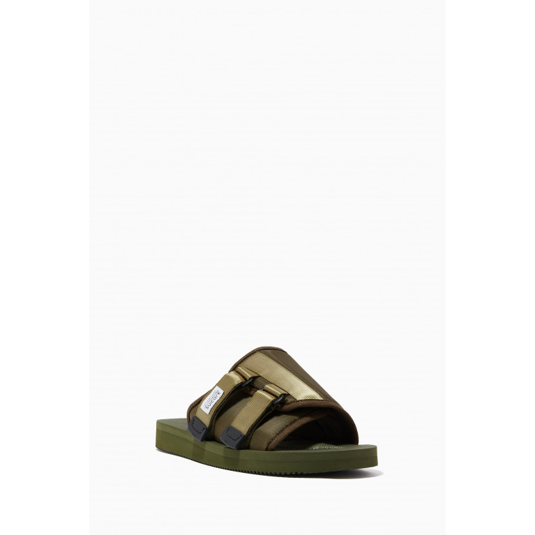Suicoke - Kaw-Cab Sandals in Nylon Green