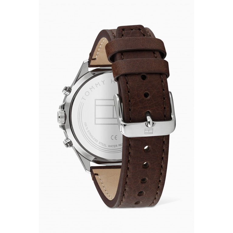 Tommy Hilfiger - West Quartz Watch with Leather Strap