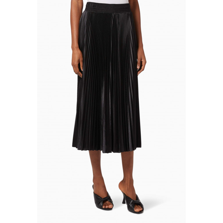 Balenciaga - Pleated Tracksuit Skirt in Shiny Sport Jersey
