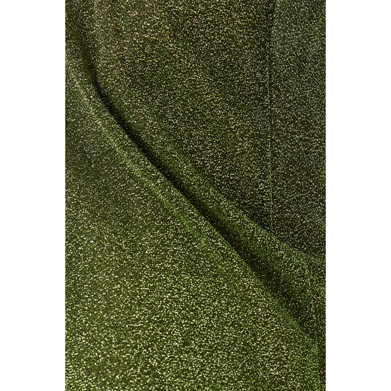 Oséree - Lumiere Pants in Stretch Lurex Green
