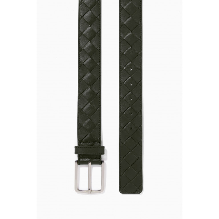 Bottega Veneta - Belt in Intrecciato Calfskin, 35mm