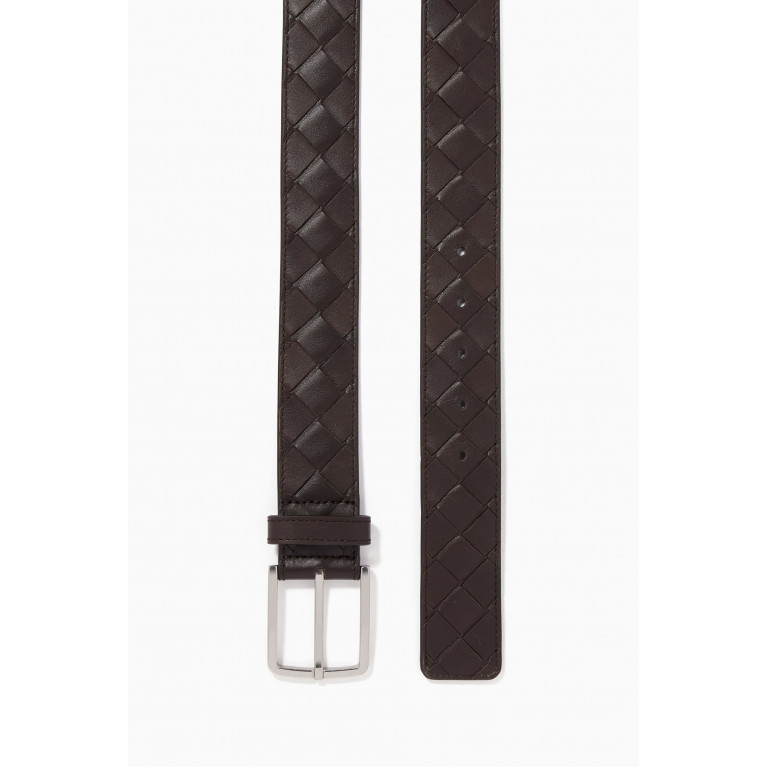 Bottega Veneta - Belt in Intrecciato Calfskin, 35mm