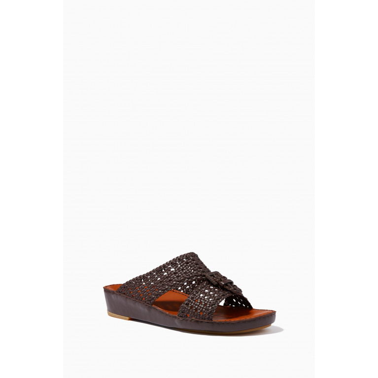 Private Collection - Cinghia Persiena Sandals in Softcalf Brown