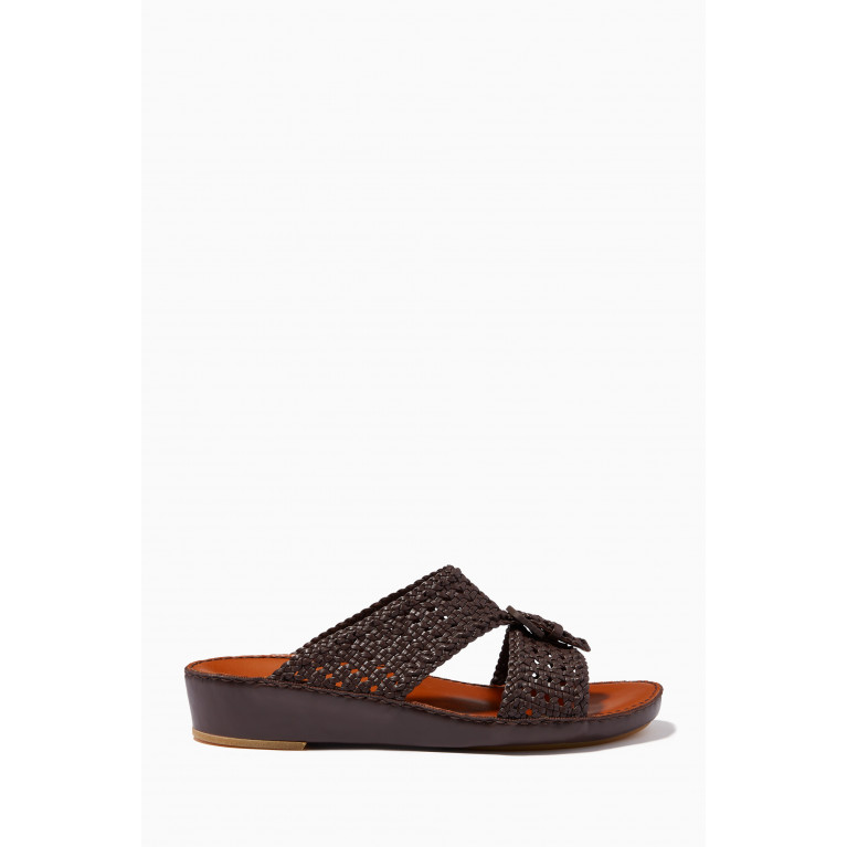 Private Collection - Cinghia Persiena Sandals in Softcalf Brown