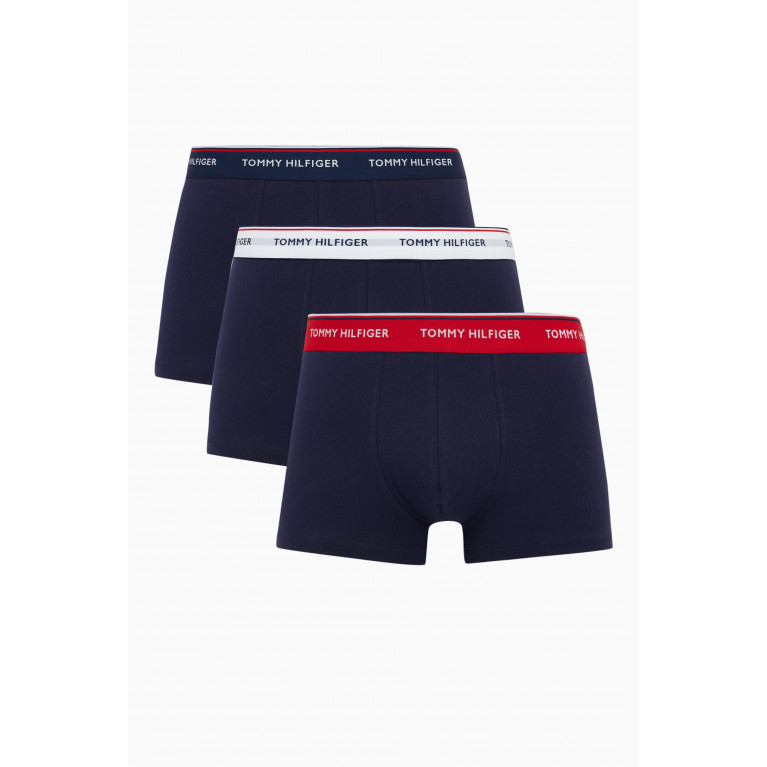 Tommy Hilfiger - Essential Logo Trunks in Cotton, Set of 3