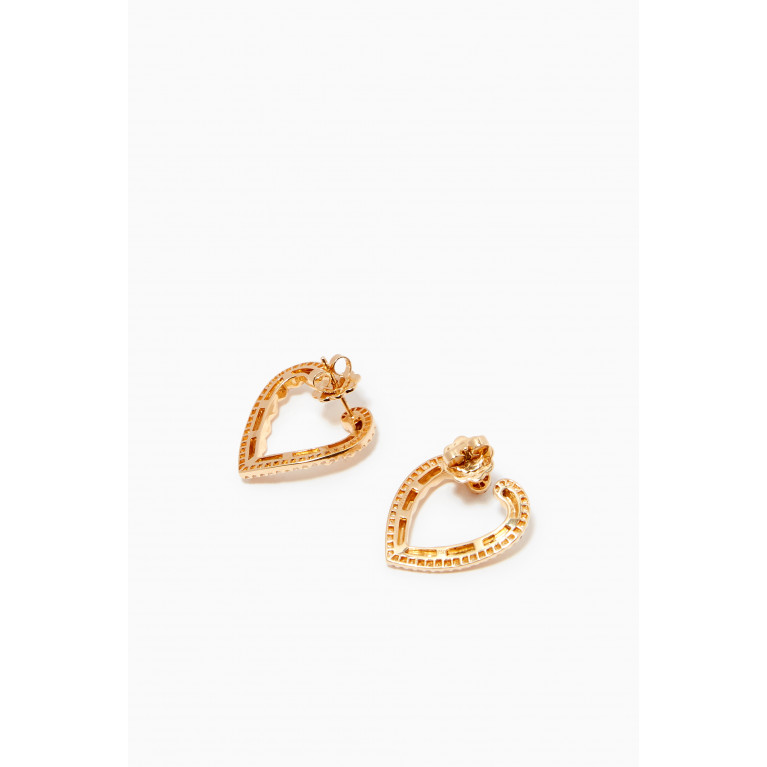 Garrard - Aloria Diamond Earrings in 18kt Yellow Gold
