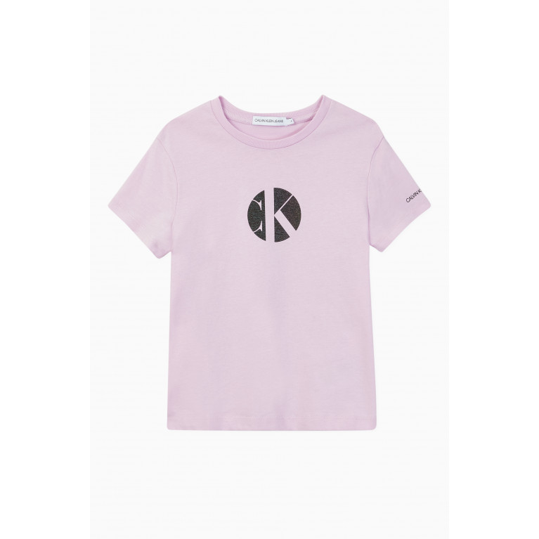 Calvin Klein - Circle Monogram Organic Cotton T-Shirt