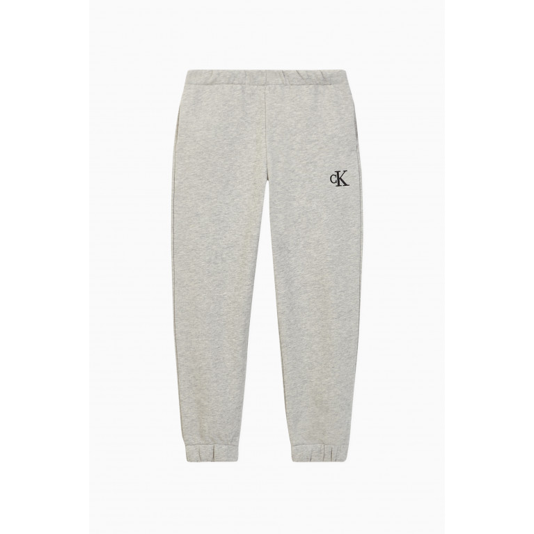 Calvin Klein - Logo Organic Cotton Sweatpants Grey